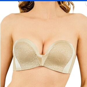 Wingslove Strapless Push Up Plunge
Wireless Bra new 🆕